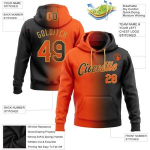 Fanscustom Custom Gradient <b>Baseball</b> Pullover Sweatshirts Personalized Team <b>Set</b> with Stitched Name Number Design Custom Hoodies - Product Image 1