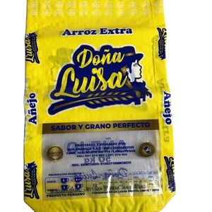 Bolsas de Polipropileno Tejido para Arroz, 10 kg, 20 kg, 50 kg, Impresión a Color Personalizada, Bolsas Lisas para Granos, para Agricultura - Product Image 1