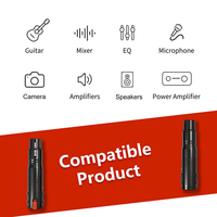 Adaptor Audio 1/4 ke XLR yang Dapat Dikunci, Adaptor Pengunci 6.35mm 1/4 Female ke 3Pin XLR Male untuk Konsol Mixing Mikrofon