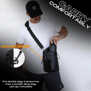 Sac de sport en polyester transfrontalier en promotion pour le yoga et le fitness quotidiens et en extérieur avec porte-bouteille magnétique - Product Image 6