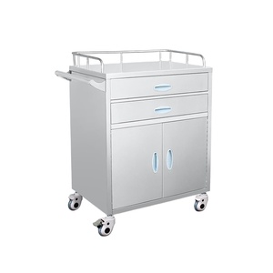 High Quality Hospital Clinic Surgical Cart Stainless Steel Medical Cart <strong>Dressing</strong> Medicine <strong>Trolley</strong> - Product Image 1