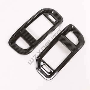 Kit de garnitures intérieures en fibre de carbone WZXD, accessoires de décoration, cadre de commutateur de fenêtre, poignées de porte pour Ram 1500 2023 - Product Image 6