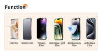 Protecteur d'écran auto-réparateur en TPU hydrogel, film protecteur imperméable, anti-rayures, anti-traces de doigts, toucher doux