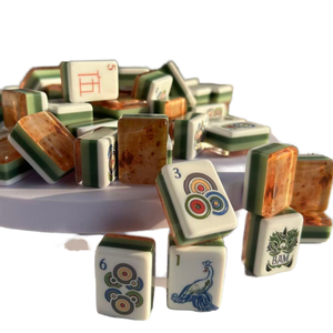 2026 Hot Sale High Quality Acrylic American Jewish Mahjong Tile Four Layers Portable Modern 4 Players <b>Entertainment</b> - Product Image 1