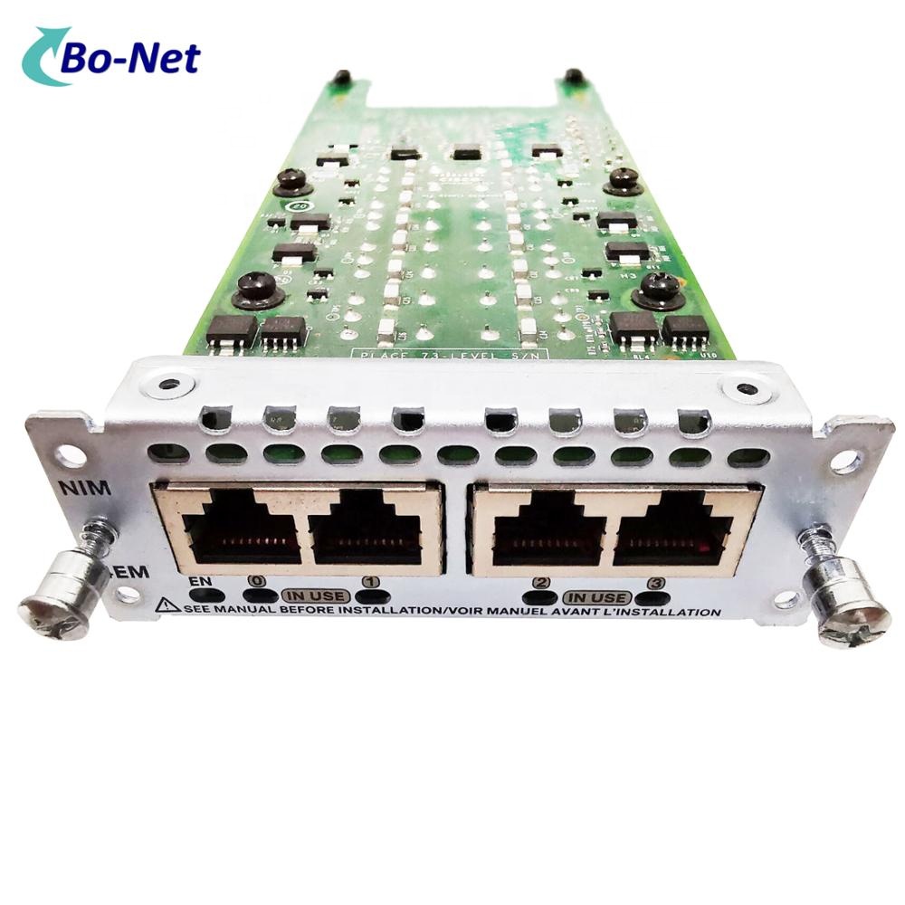 NIM-4E/M = 4 порта сетевой интерфейсный модуль голосового интерфейсная плата