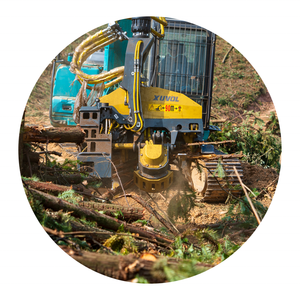 Tree Harvesting Machine <b>Log</b> <b>Wood</b> Processor Head Timber Forestry Tree Harvester Head Forest Harvesters - Product Image 2