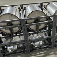 Torréfacteur d'amandes commercial durable, neuf, en acier inoxydable, torréfacteur de fèves de cacao pour ligne de production de chocolat