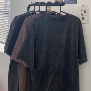 เสื้อยืดผู้ชายไซส์ใหญ่พิเศษย้อนยุควินเทจเสื้อยืดสีดำพิมพ์ลาย unisex สกรีน100% ผ้าฝ้ายซีดจางสำหรับดูผู้ชาย - Product Image 4