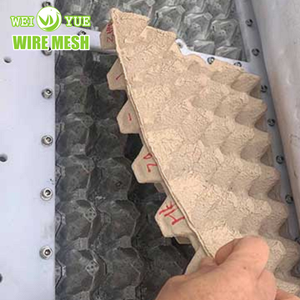 0,19 mm Durchmesser 202 Edelstahl-Formdrahtgewebe für Eierbecherformen auf Papierfaser-Eierbecheranlagen - Product Image 4