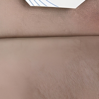 Tissu en sergé texturé rose poudré avec couche d'air en suède et élasthanne, 160 cm, 245 GSM, pour vêtements, tissu scuba