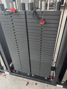 Sử dụng thương mại phòng tập thể dục thiết bị tập thể dục Máy đa chức năng cáp treo tường chéo huấn luyện viên nửa Squat giá kép - Product Image 5