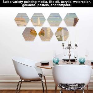 <span class=keywords><strong>Toile</strong></span> d'artiste vierge tendue sur châssis, taille personnalisée OEM, 100% coton, vente en gros, pour peinture artistique et peinture à l'huile - Product Image 6