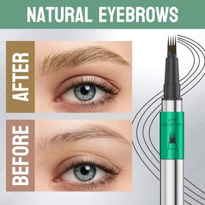 Lápiz de Cejas Personalizado de Marca Privada con Punta de 4 Puntas, Profesional, Resistente al Agua, de Larga Duración, de Secado Rápido, Lápiz de Cejas Líquido para Posicionamiento - Product Image 3