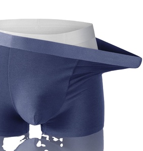 En gros Mesh Hommes Respirant Glace Soie Boxers Bref Sous-Vêtements