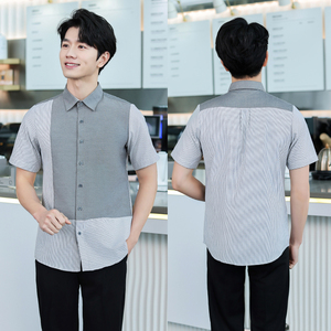 Camisas Polo con Parches y Logotipo Personalizado para Camareros, Fabricante de Camisas de Trabajo Profesionales, Uniforme Unisex para Camareros - Product Image 2