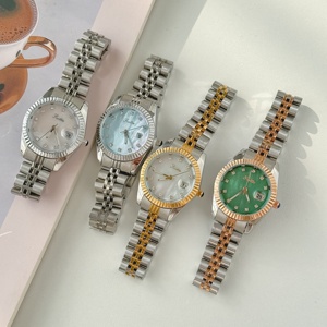 Montre Scottie A9393B avec cadran vintage en <span class=keywords><strong>nacre</strong></span> pour femme, bracelet en acier inoxydable, design classique intemporel, OEM/DIY - Product Image 6