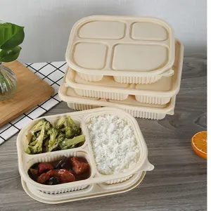 Nhựa dùng một lần thực phẩm Takeaway trưa container Khay hộp món ăn làm khuôn máy