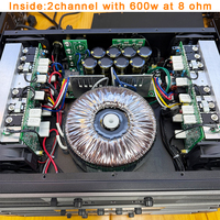 Comment Alimenter Deux Subwoofers de 18 Pouces ou Deux Haut-parleurs de Fréquence ? Découvrez Cet Amplificateur de Puissance Professionnel Transaudio 2/4 Canaux 200-1000W 8 Ohms