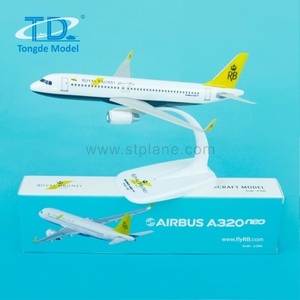 Royal Brunei Airbus A320neo modello <span class=keywords><strong>di</strong></span> plastica in scala 1/200 piccolo aeroplano artigianale personalizzabile CE regali economici certificati - Product Image 6