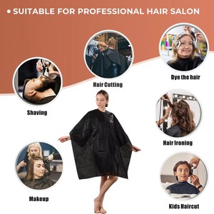 Cape <span class=keywords><strong>de</strong></span> <span class=keywords><strong>coiffure</strong></span> jetable transparente et imperméable pour salon, tablier <span class=keywords><strong>de</strong></span> <span class=keywords><strong>coiffure</strong></span> non tissé - Product Image 4