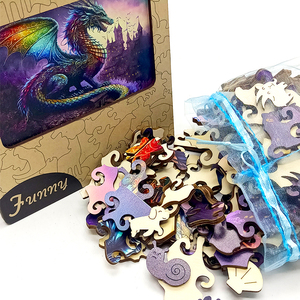 Puzzle per Adulti e Bambini, Giocattoli Educativi Fai-da-Te, Set di Puzzle in <span class=keywords><strong>Scatola</strong></span>, Puzzle in <span class=keywords><strong>Legno</strong></span> di Animali all'Ingrosso - Product Image 3