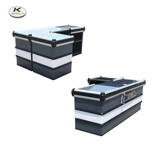 Comptoir de <span class=keywords><strong>caisse</strong></span> de supermarché Dragonshelf, table de <span class=keywords><strong>caisse</strong></span> enregistreuse, bureau de caissier - Product Image 4