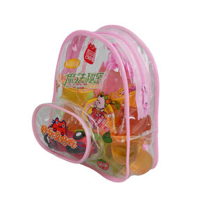 Mini bonbons sucrés gommeux aliments santé avec des saveurs de fruits mélangées et pouding à la gelée de fruits en vrac de noix de coco dans un emballage de sac à main - Product Image 3