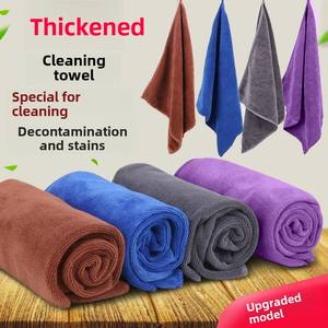 <span class=keywords><strong>Serviettes</strong></span> absorbantes épaisses carrées en microfibre HomeHayyp à séchage rapide, modèle 3012, teintes unies, pour station-service, nettoyage domestique, sèche-cheveux - Product Image 4