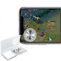 Joystick mobile VSuRing avec ventouses pour jeux FPS mobiles, compatible avec les écrans tactiles ultra-fins, iPhone/Xperia/tablettes Android