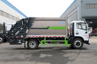 Camion compacteur de déchets 4x2 15m à transmission manuelle, moteur diesel Euro 6, avec boîte de vitesses pour la collecte des ordures urbaines