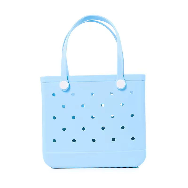 Light blue tote bag