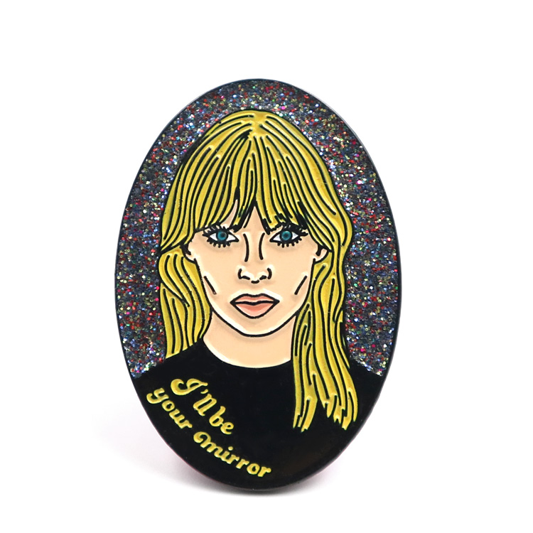 Китайский производитель не имеет минимального заказа, милая девушка, мягкий эмалированный лацкан, индивидуальная заколка для продажи