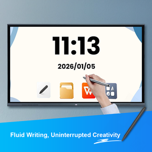 Tableau d'enseignement numérique 65 pouces 75 pouces 86 pouces 98 pouces 40 points Smart CE Rohs ISO Rk3588 Assistance IA Panneau tactile interactif plat TV Board - Product Image 3