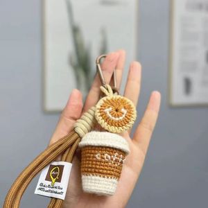 Joli porte-clés tasse à café, accessoire portable pour sac à dos et clés, cadeau adorable pour elle - Product Image 5