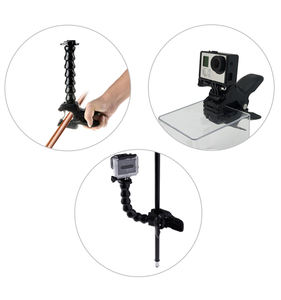 Brazo universal de abrazadera fuerte a precio de fábrica con montaje de mordazas de cuello ajustable de <span class=keywords><strong>7</strong></span> Secciones para Cámara de Acción <span class=keywords><strong>Gopro</strong></span>/DJI/Insta360 - Product Image 3