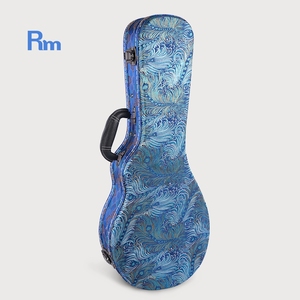 Étui rigide pour <span class=keywords><strong>mandoline</strong></span> en cuir au design élégant, de haute qualité, résistant à l'eau, durable, portable et léger - Product Image 1