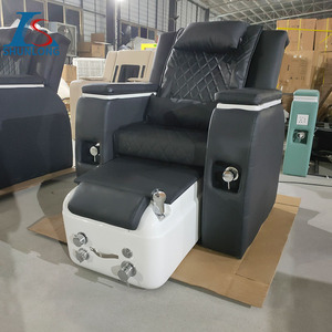 ชุดเก้าอี้สำหรับอาบน้ำและนวดเล็บเท้าสีดำหรูหราใหม่ - Product Image 3