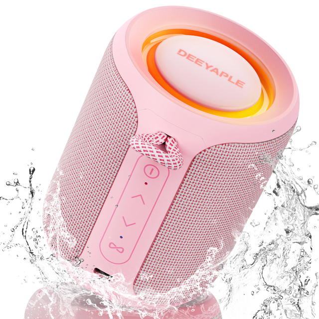 EP-P1S IPX6 Waterproof Bluetooth Speaker with TWS Stereo 15W Powerful Sound, Bluetooth 5.3, 12H Playtime