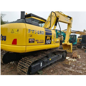 Excavatrice Komatsu PC160LC de taille moyenne, livraison gratuite, prix bas, excavatrice hydraulique sur chenilles d'occasion, excavatrice agricole - Product Image 5
