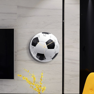 <strong>Funky</strong> Modern Creative Acrylic Sports Ball <strong>Wall</strong> <strong>Clock</strong> Quartz Silent for Unique Decor - Product Image 5
