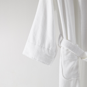 Peignoir Thermique en Velours 100% Coton Logo Brodé Peignoir pour Hôtel Spa Salle de Bain - Product Image 3