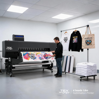 Printer UV Flatbed Lebar 90*60cm Tinggi Cetak 50cm dengan Kepala Cetak EPSON I3200 Warna Cerah untuk Kotak Kustom