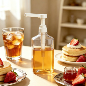 Food Grade Syrup Pump Bottle <b>Set</b> 38/410 5cc 8cc 10cc 1600ml PET Bottle Coffee Milk <b>Tea</b> Honey Sauce Dispensing Pump <b>Set</b> - Product Image 2