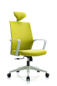 Silla de Oficina Ergonómica de Alta Calidad con Reposacabezas, Silla de Oficina Giratoria Ejecutiva Moderna de Malla y Tela, Juego de Sillas de Oficina - Product Image 1