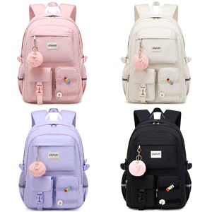 School Bags <b>Large</b> Capacity <b>Backpack</b> Multiple Colors Junior Unisex <b>Backpack</b> Multifunctional Student Leisure <b>Backpack</b> - Product Image 3