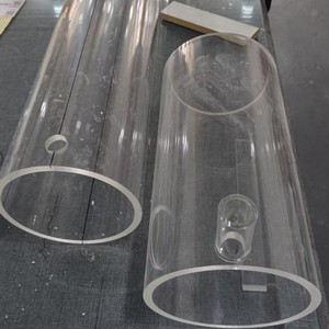 Tube circulaire en acrylique, dispositif expérimental, tube cylindrique en verre organique transparent, instrument de grande taille irrégulier, taille personnalisée - Product Image 4