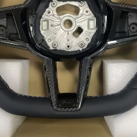 Volant en fibre de carbone personnalisé pour BMW Série 3 4 5 6 7 8 G20 G30 G21 G01 E60 M3 M4 M5 330i 330e 340i 440i