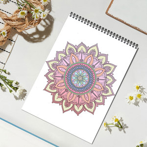 Livre de coloriage personnalisé à la mode, livres de <span class=keywords><strong>dessin</strong></span> à spirale imprimés, livre de coloriage pour enfants et adultes pour soulager l'anxiété - Product Image 4