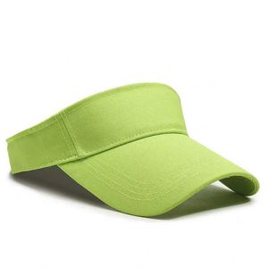 Visière de golf pour homme, tendance, haute qualité, à dessus ouvert, avec fermeture arrière réglable, visière courte pliable de 9 mm - Product Image 1