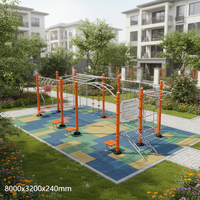 Équipement de gym extérieur pour jeunes / Station d'entraînement multifonctionnelle / Personnalisable / Station de fitness pour parc OEM ODM